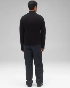 Merino Rib Vinnie Track Jacket