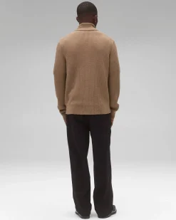 Merino Rib Vinnie Track Jacket