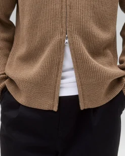 Merino Rib Vinnie Track Jacket