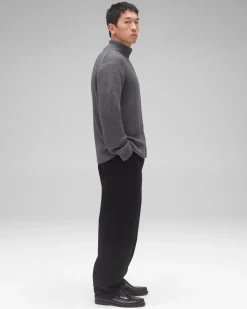 Merino Rib Vinnie Track Jacket