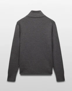 Merino Rib Vinnie Track Jacket