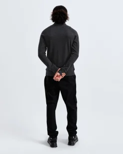 Merino Terry Half Zip