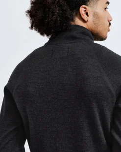 Merino Terry Half Zip