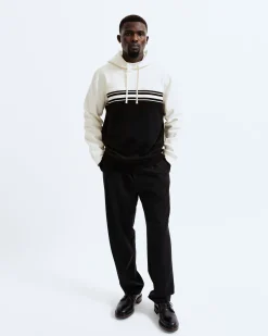 Midweight Fleece Colour Block Hoodie