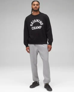 Midweight Terry Arch Logo Crewneck