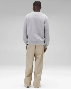 Midweight Terry Arch Logo Crewneck