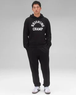 Midweight Terry Arch Logo Hoodie