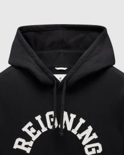 Midweight Terry Arch Logo Hoodie