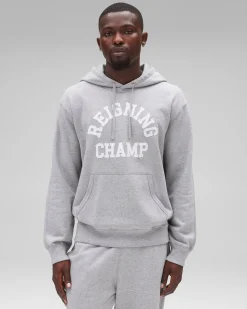 Midweight Terry Arch Logo Hoodie
