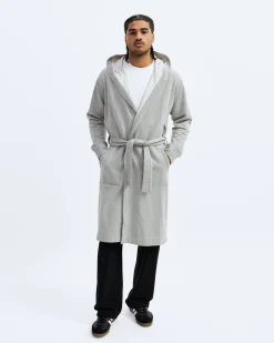 Midweight Terry Embroidered Hooded Robe