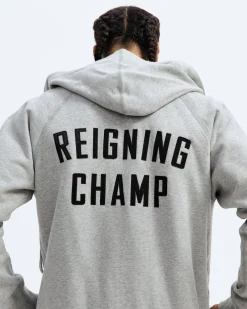 Midweight Terry Embroidered Hooded Robe