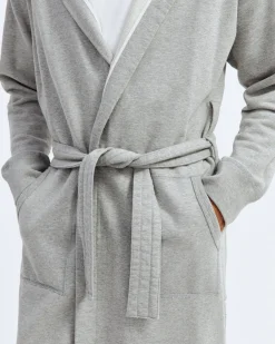 Midweight Terry Embroidered Hooded Robe