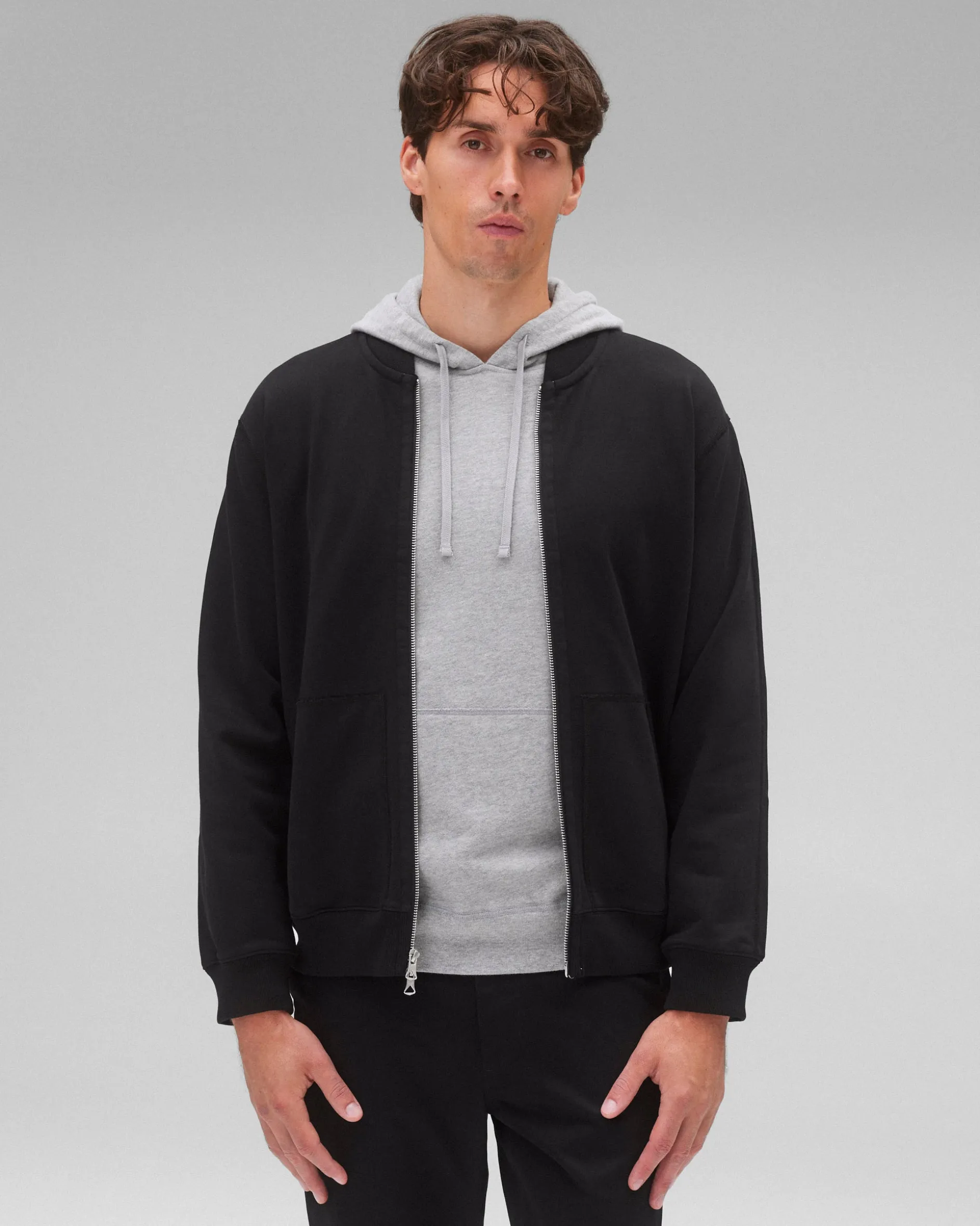 Midweight Terry Full Zip Bomber