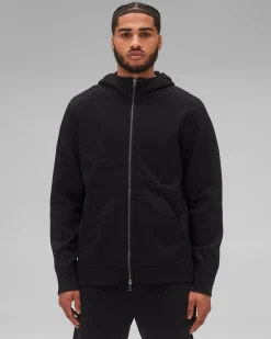 Midweight Terry Racer Zip Hoodie