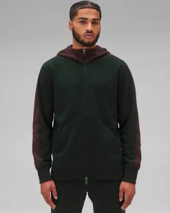 Midweight Terry Racer Zip Hoodie
