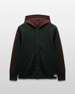 Midweight Terry Racer Zip Hoodie