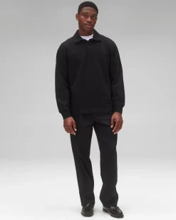 Midweight Terry Rugby Sweatshirt