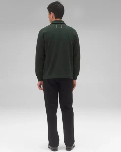 Midweight Terry Rugby Sweatshirt