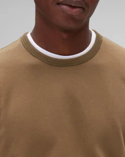 Midweight Terry Slim Crewneck