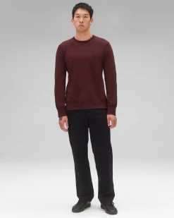 Midweight Terry Slim Crewneck