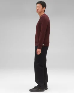 Midweight Terry Slim Crewneck