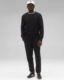 Midweight Terry Slim Crewneck