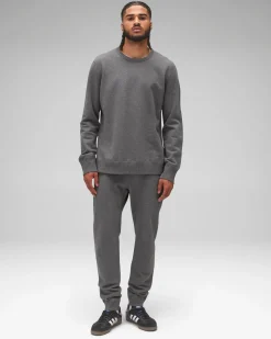 Midweight Terry Slim Crewneck