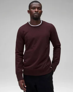 Midweight Terry Slim Crewneck