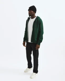 Midweight Terry Slim Zip Hoodie