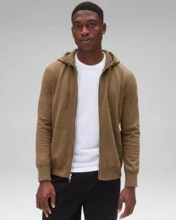 Midweight Terry Slim Zip Hoodie