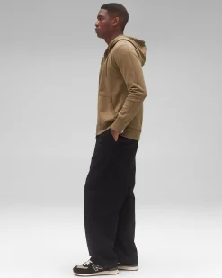 Midweight Terry Slim Zip Hoodie