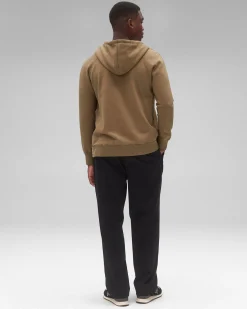 Midweight Terry Slim Zip Hoodie