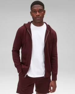 Midweight Terry Slim Zip Hoodie