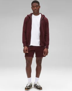 Midweight Terry Slim Zip Hoodie