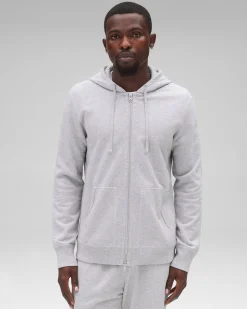 Midweight Terry Slim Zip Hoodie