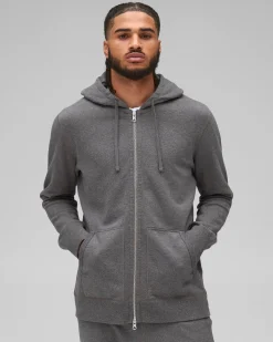 Midweight Terry Slim Zip Hoodie