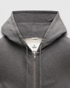 Midweight Terry Slim Zip Hoodie