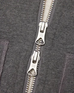 Midweight Terry Slim Zip Hoodie