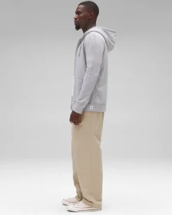 Midweight Terry Slim Zip Hoodie