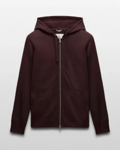 Midweight Terry Slim Zip Hoodie