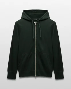 Midweight Terry Slim Zip Hoodie
