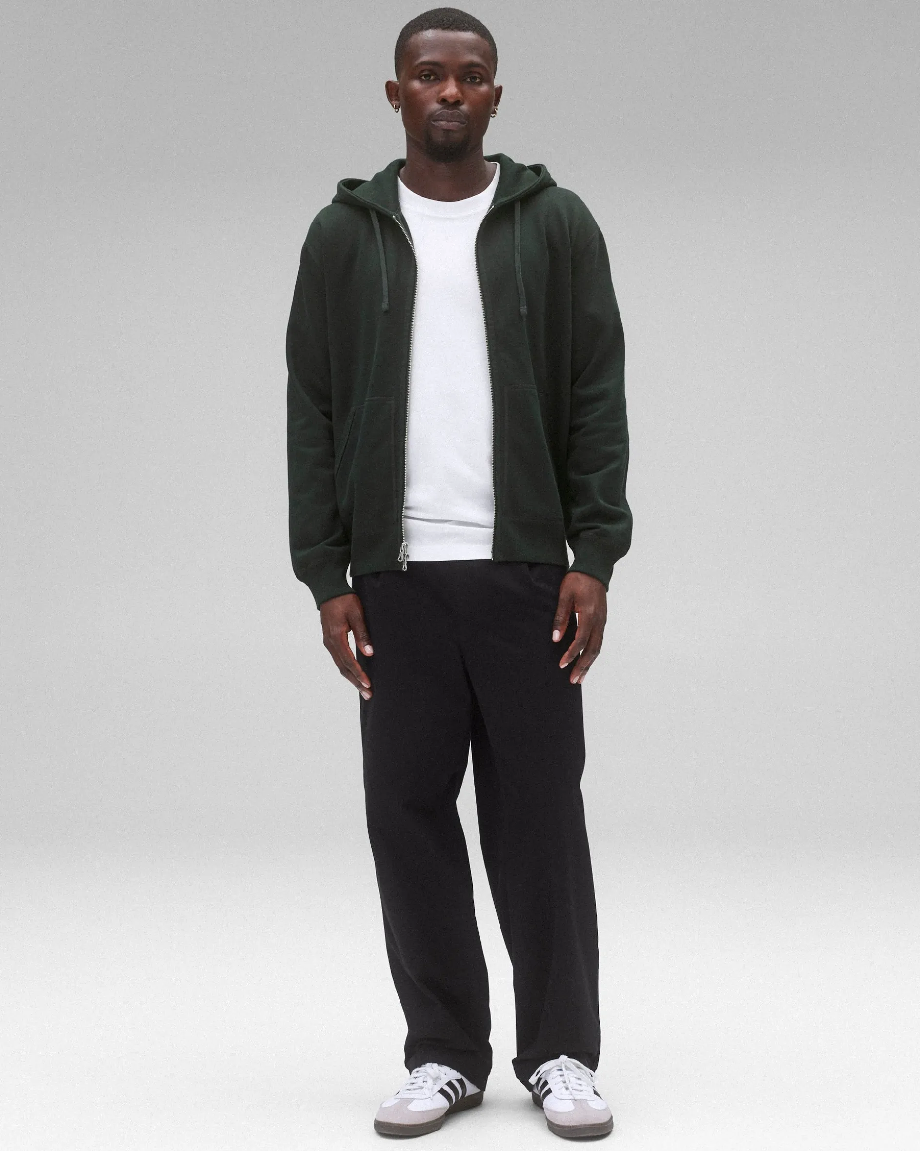 Midweight Terry Standard Zip Hoodie