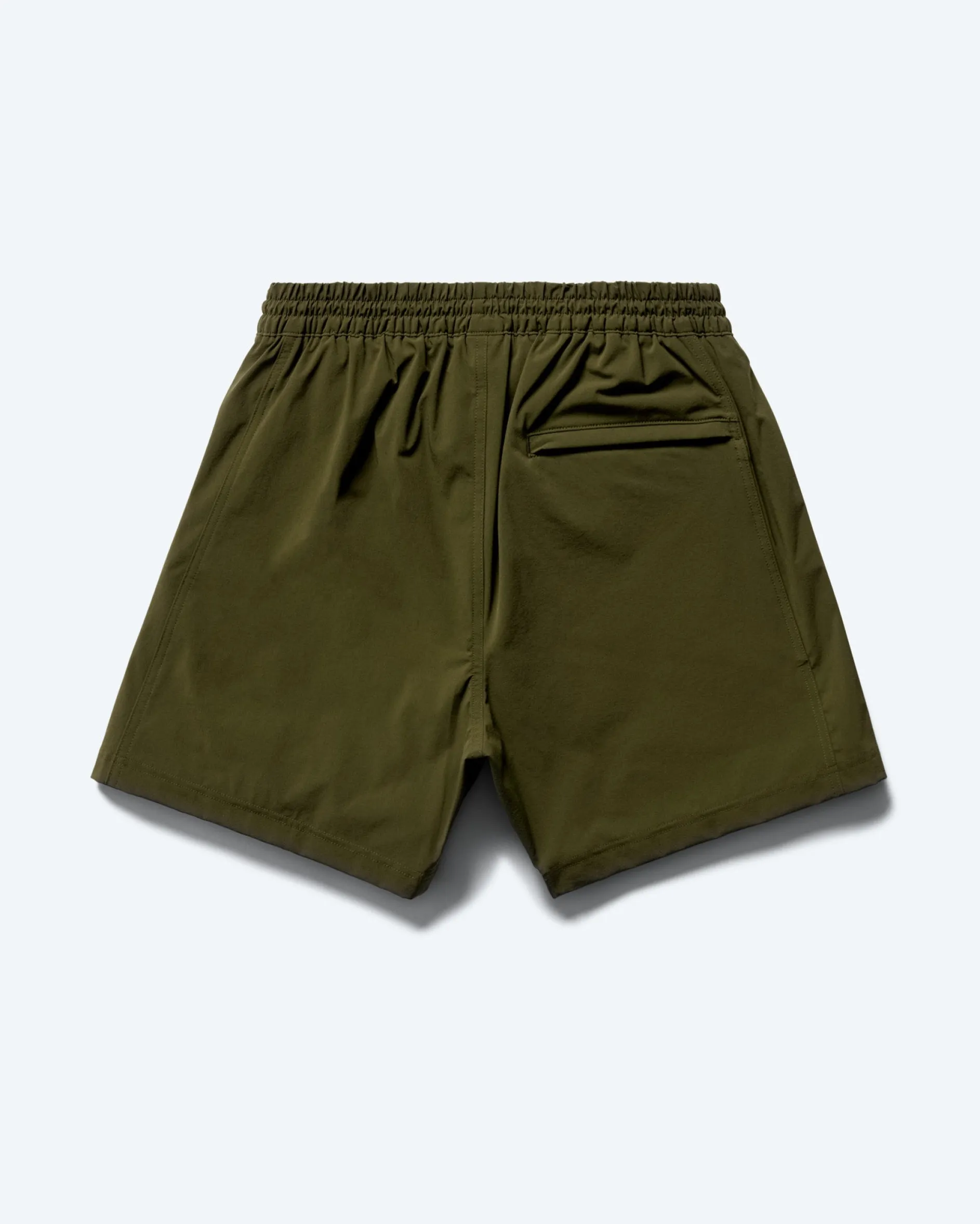 Stretch Nylon Utility Swim Short 6"
