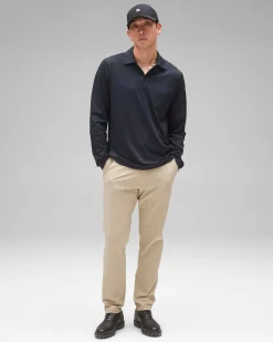 Stretch Warp Knit Slim Coach's Pant