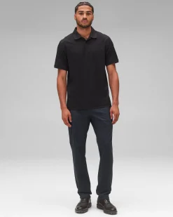 Stretch Warp Knit Slim Coach's Pant