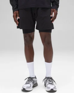 4-Way Stretch Nylon Combo Training Short 7"