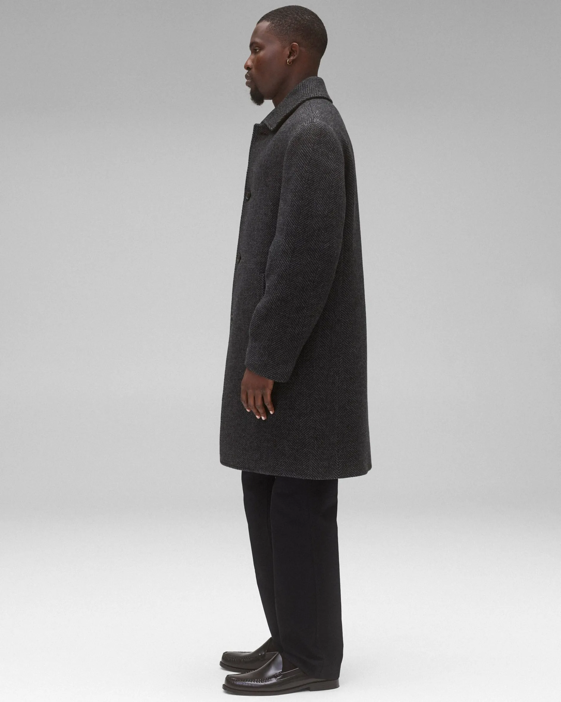 Wool Herringbone Scout Coat